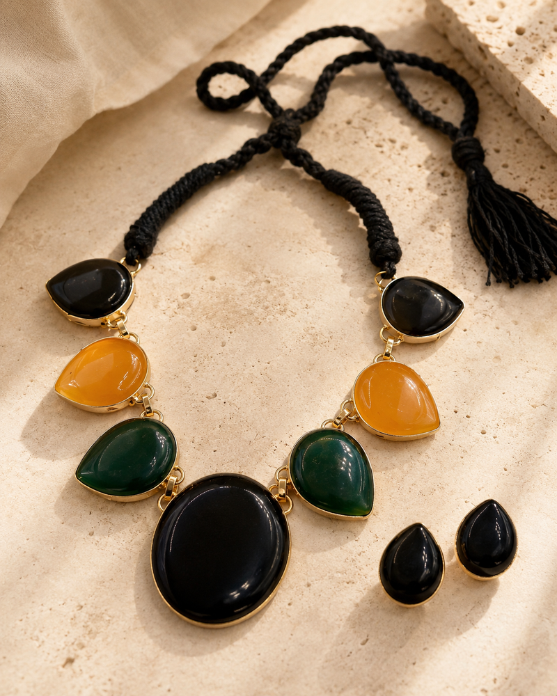 Mosaic Teardrop Set