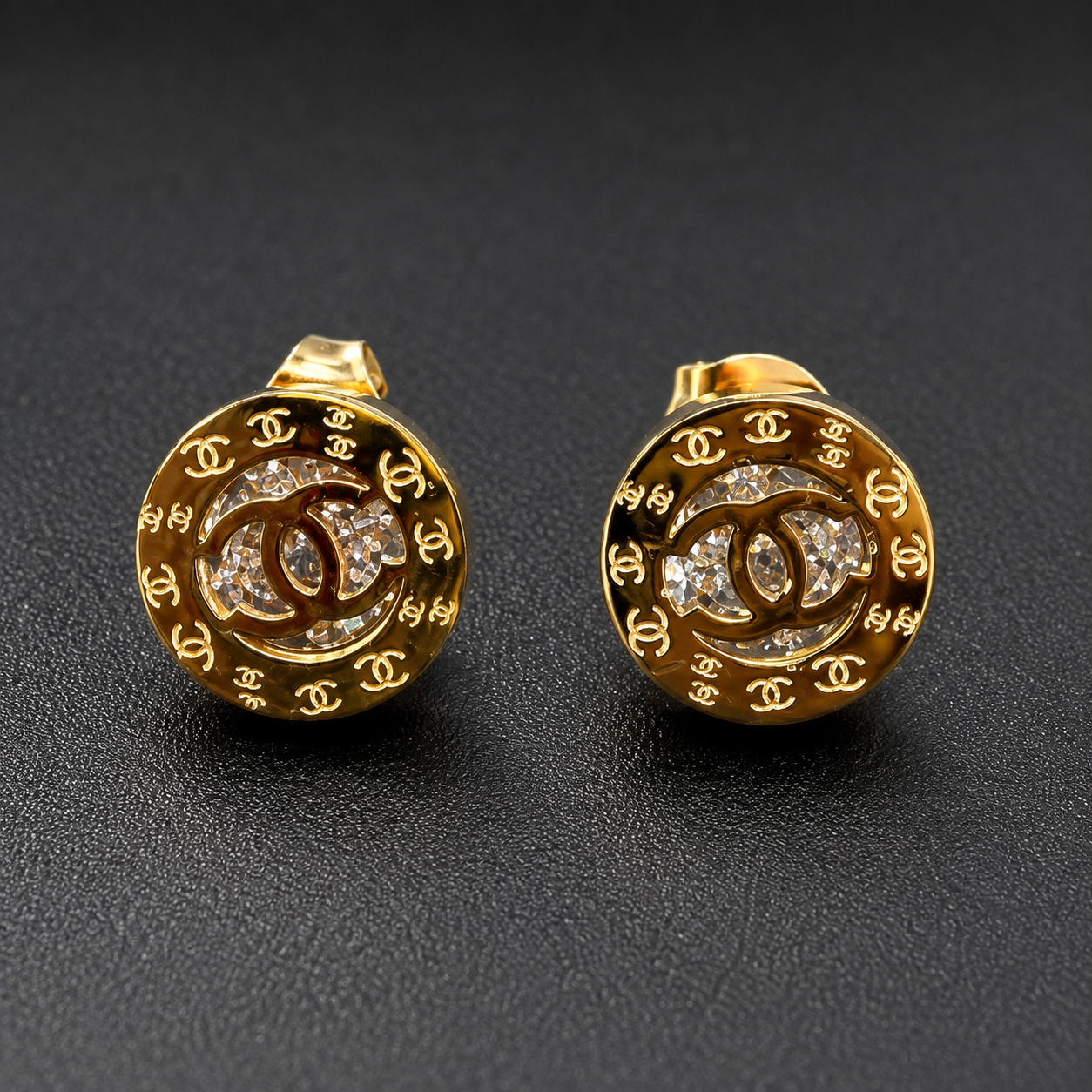 Orbit Monogram Studs