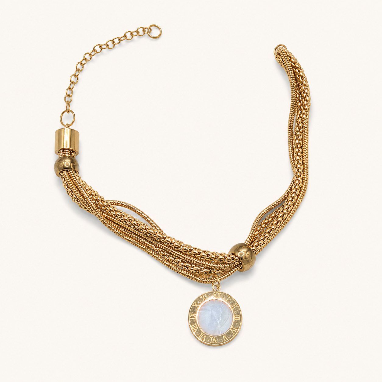 Twist Medallion Bracelet