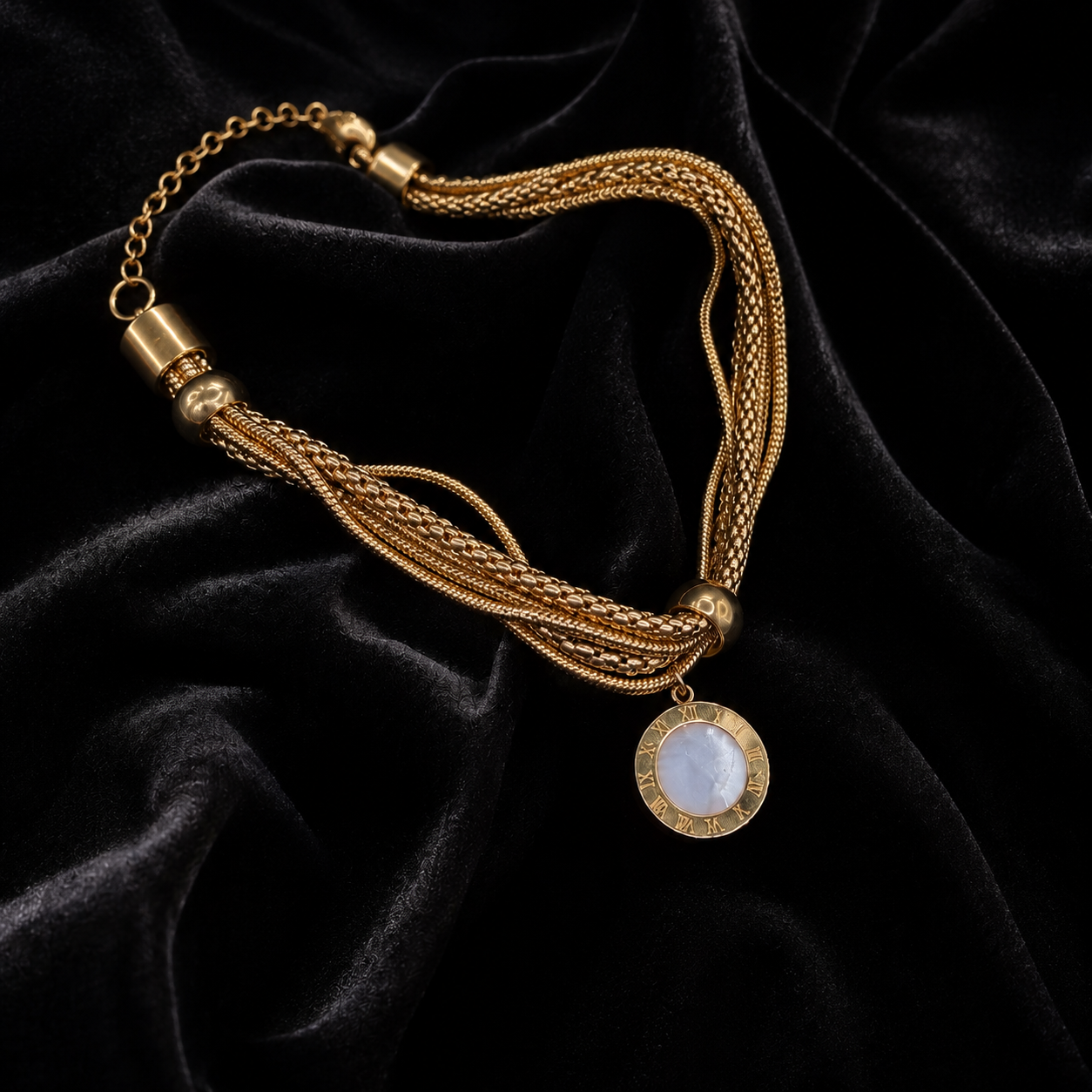 Twist Medallion Bracelet