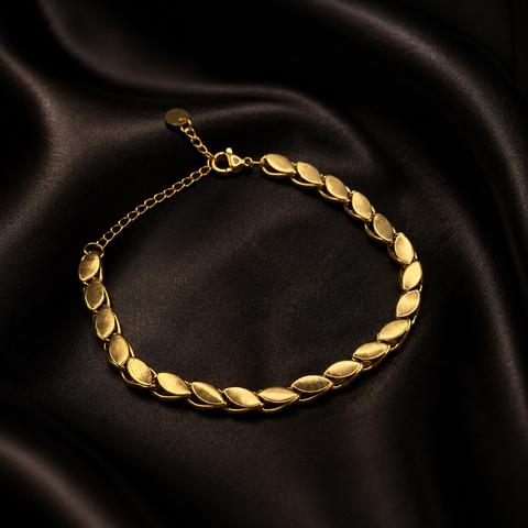 Golden Laurel Bracelet — Indo-Western bracelet, Papa Diaries Malta