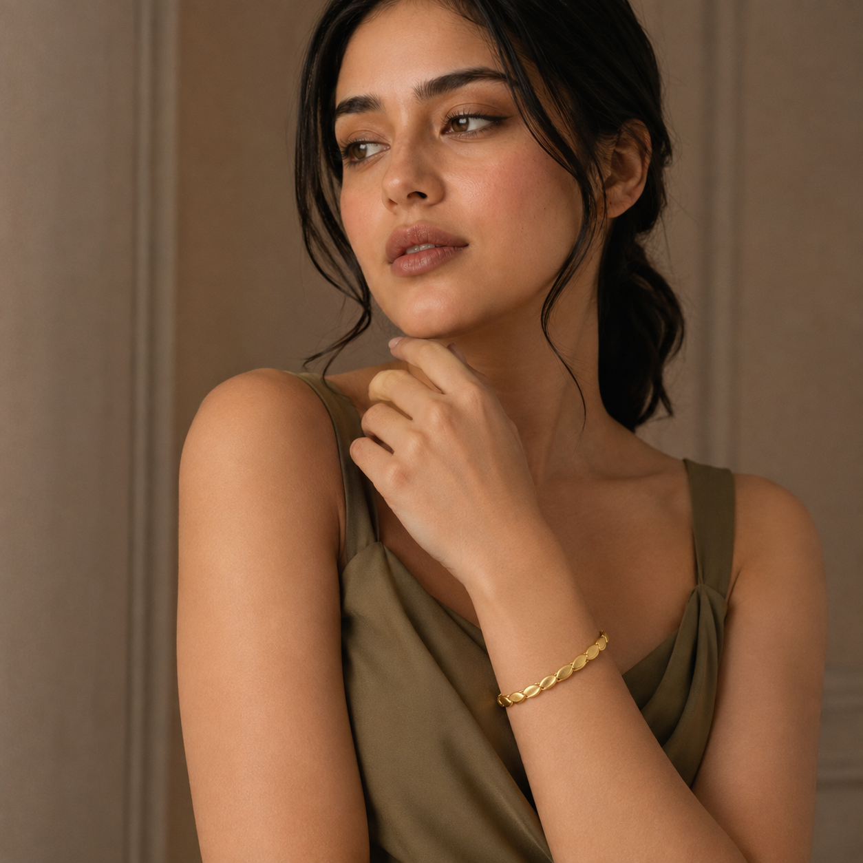 Golden Laurel Bracelet