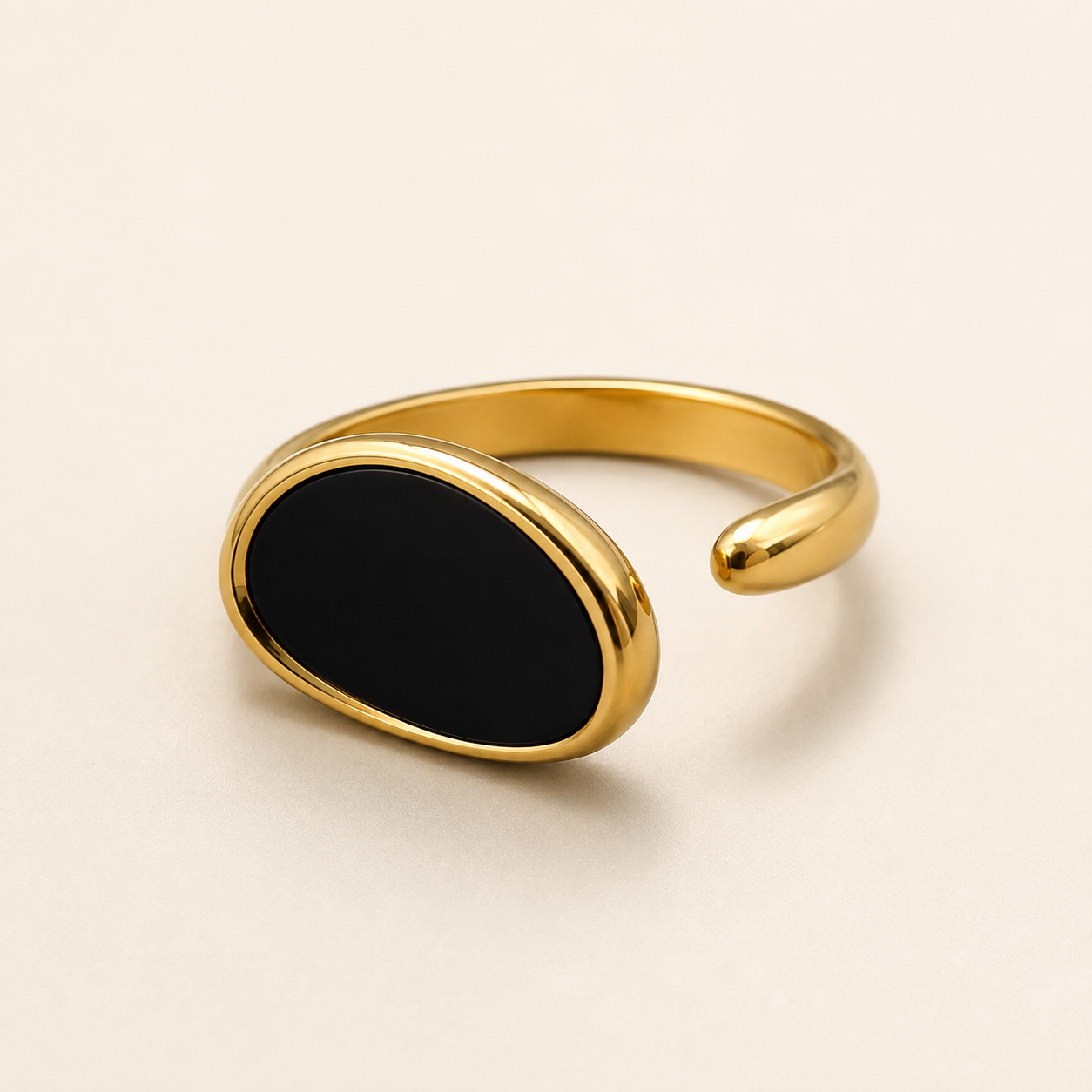 Midnight Open Ring