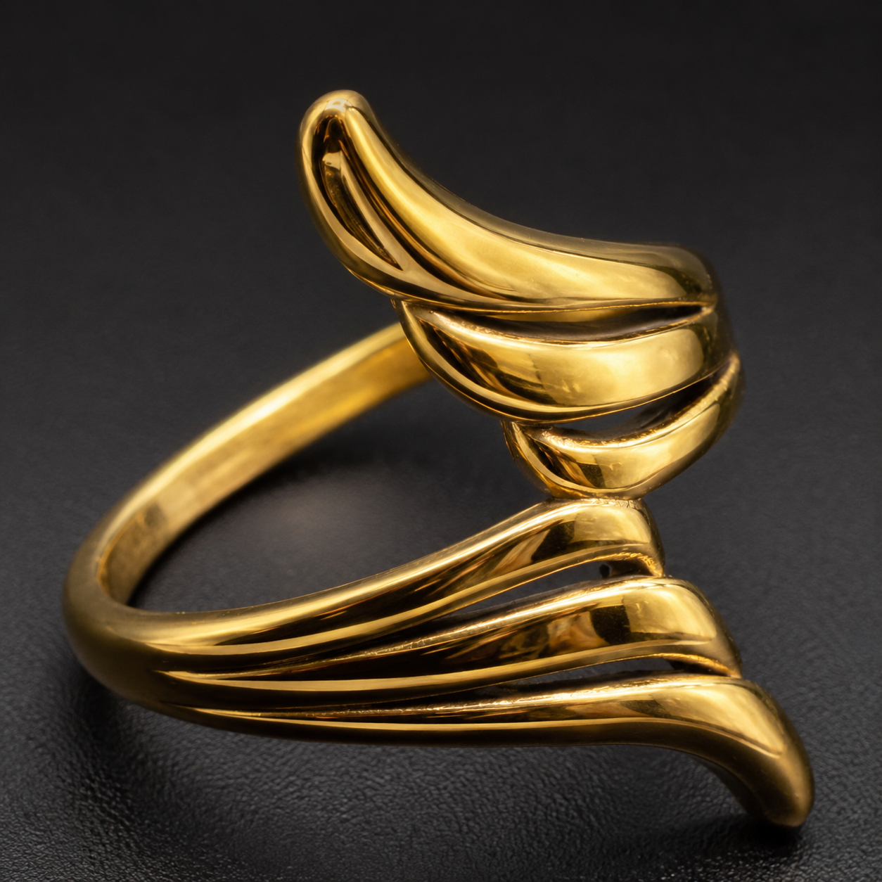 Sculpted Wave Ring