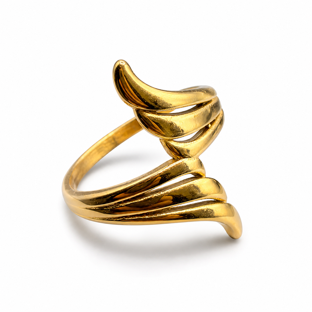 Sculpted Wave Ring