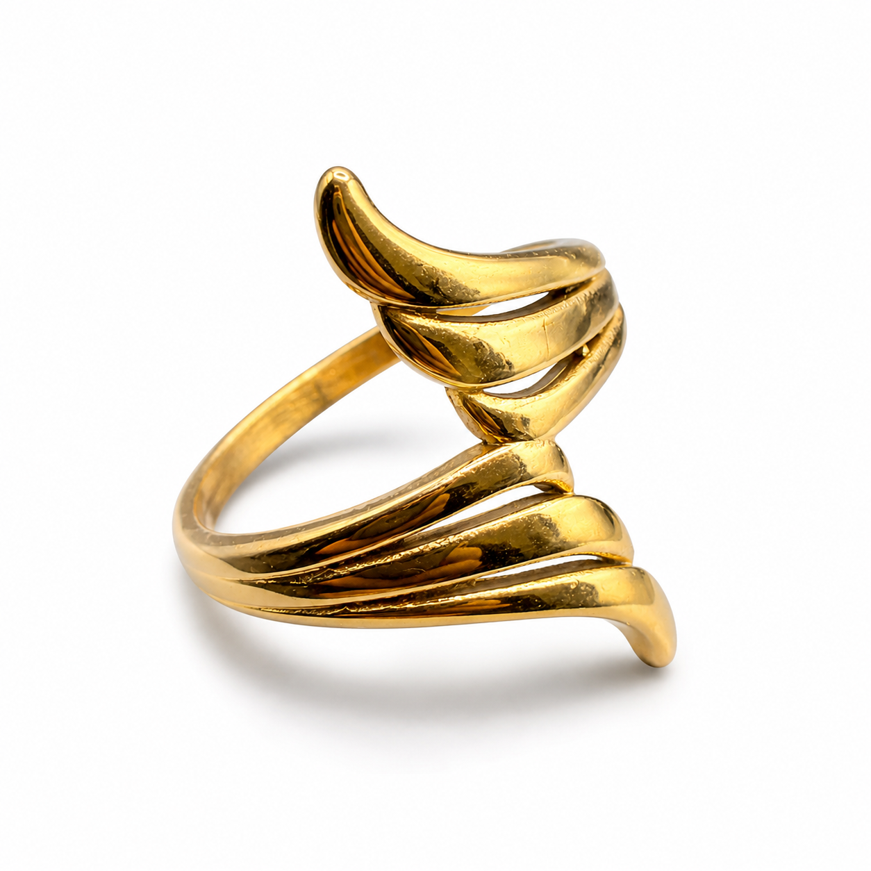 Sculpted Wave Ring