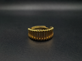 Ribbed Open Ring
