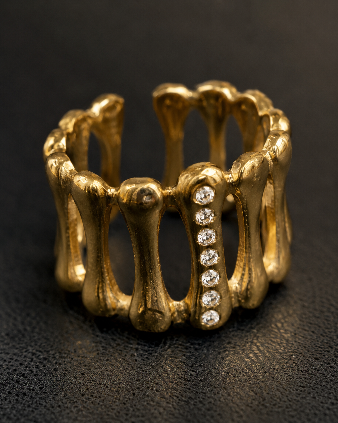 Sculpted Spark Ring