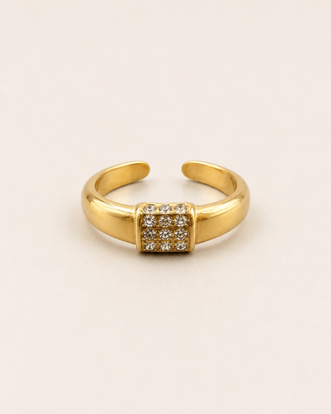 Crystal Bar Ring — Indo-Western ring, Papa Diaries Malta (view 2)