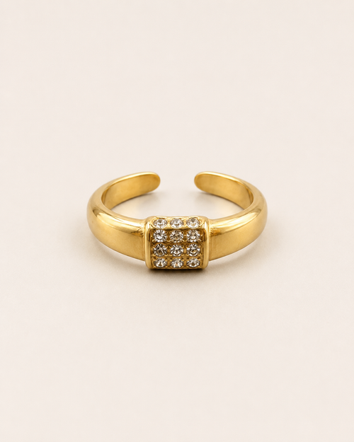 Crystal Bar Ring — Indo-Western ring, Papa Diaries Malta (view 2)