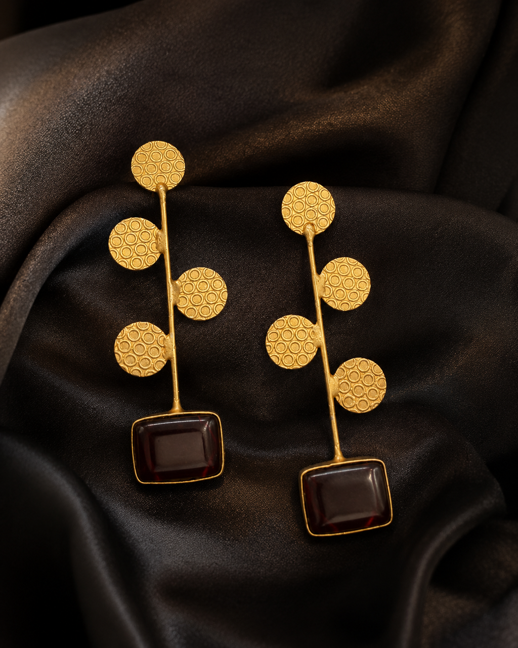 Gul Branch Earrings — Indo-Western earrings, Papa Diaries Malta (view 3)
