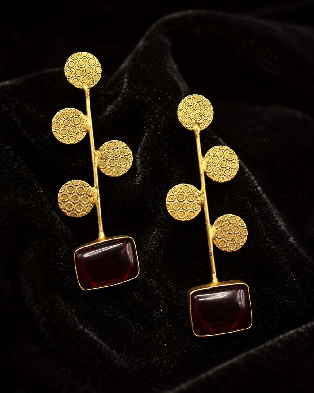Gul Branch Earrings — Indo-Western earrings, Papa Diaries Malta