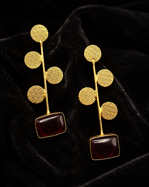 Gul Branch Earrings — Indo-Western earrings, Papa Diaries Malta