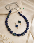 Midnight Tide Bead Set — Indo-Western jewellery set, Papa Diaries Malta