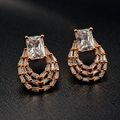 Crystal Teardrop Studs — Indo-Western earrings, Papa Diaries Malta