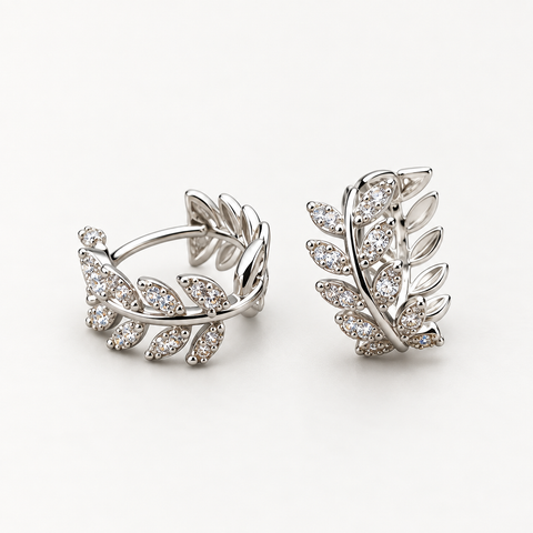 Laurel Spark Studs — Indo-Western earrings, Papa Diaries Malta (view 3)