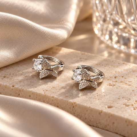 Petite Bloom Studs — Indo-Western earrings, Papa Diaries Malta (view 3)