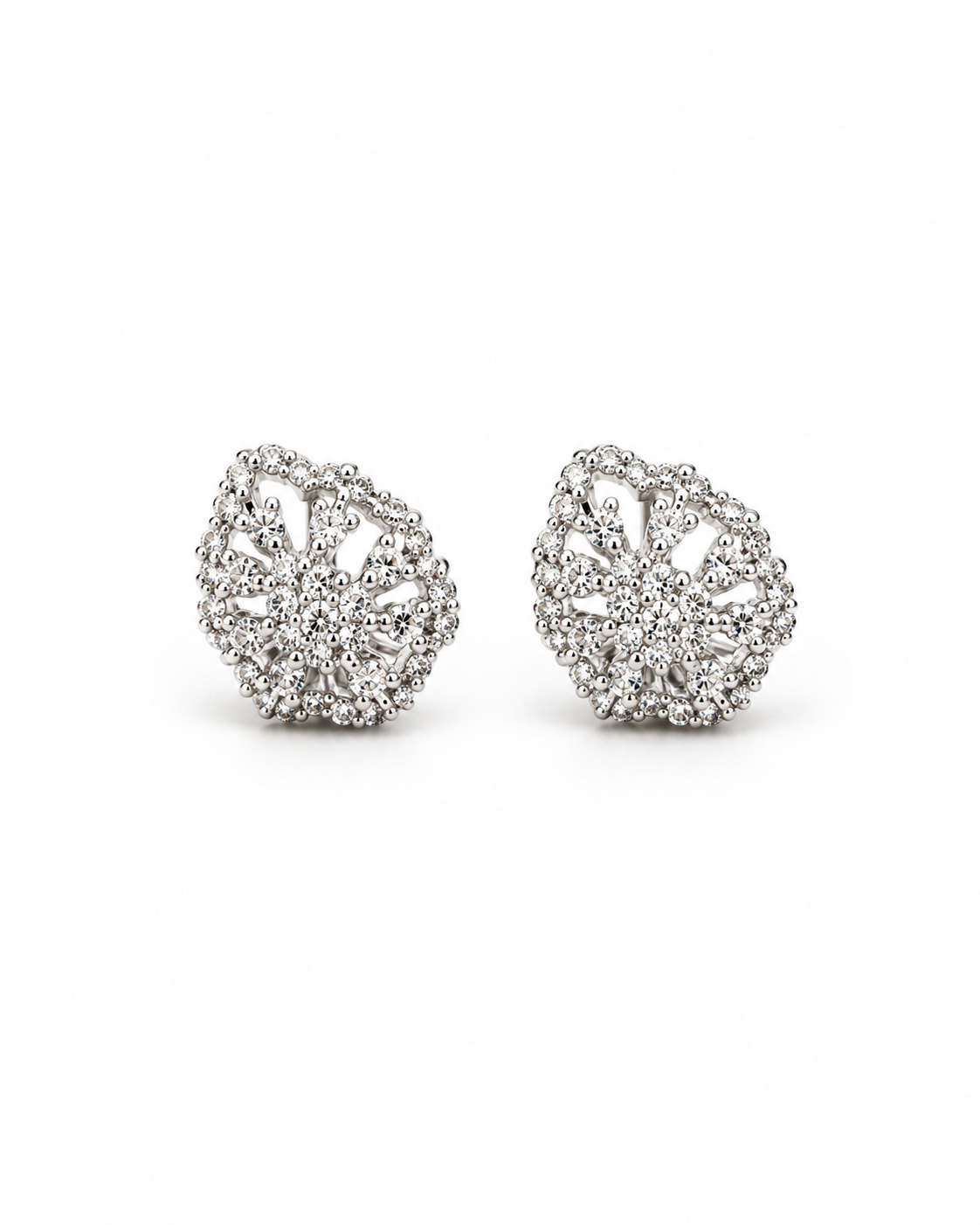 Petite Rosette Studs — Indo-Western earrings, Papa Diaries Malta (view 2)