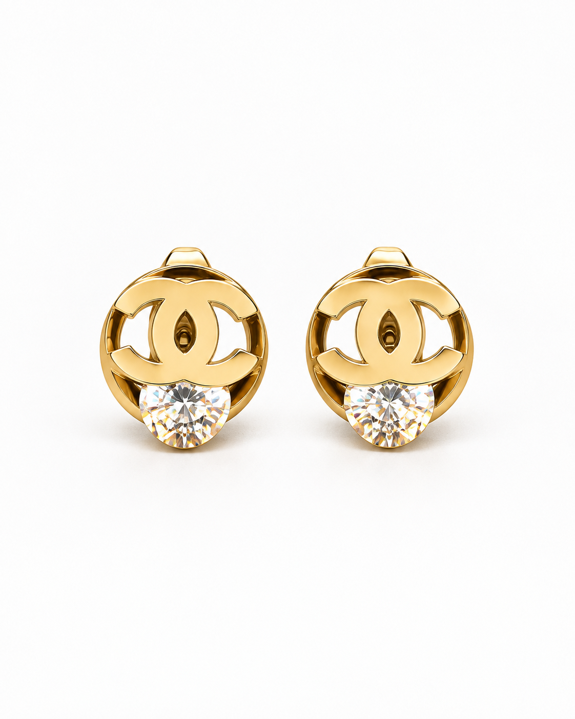 Gilded Halo Studs