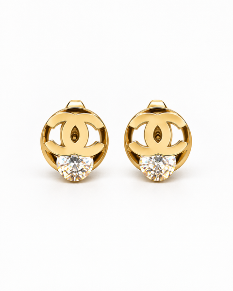 Gilded Halo Studs
