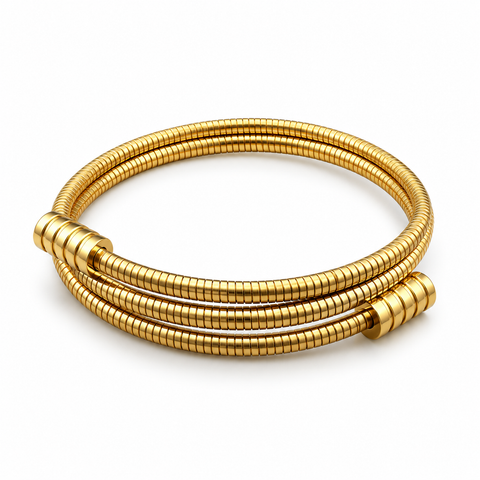 Golden Coil Bracelet