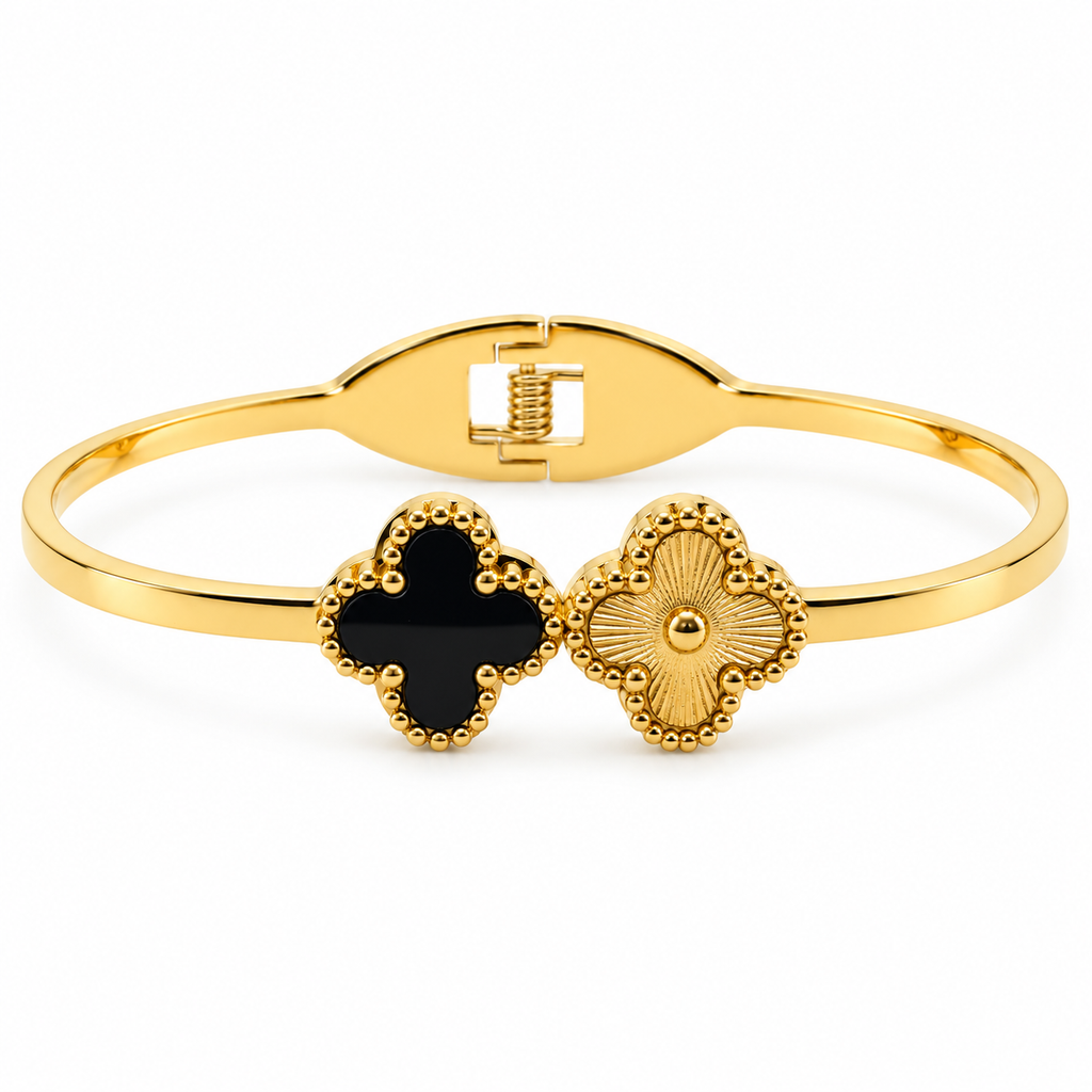 Noir Clover Bracelet