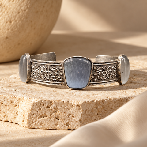Smoke Engraved Cuff