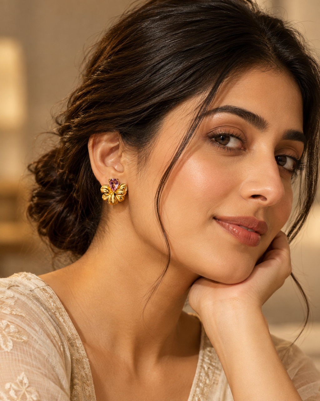 Blush Bloom Earrings