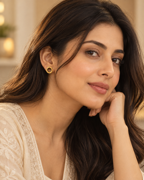 Open Circle Studs
