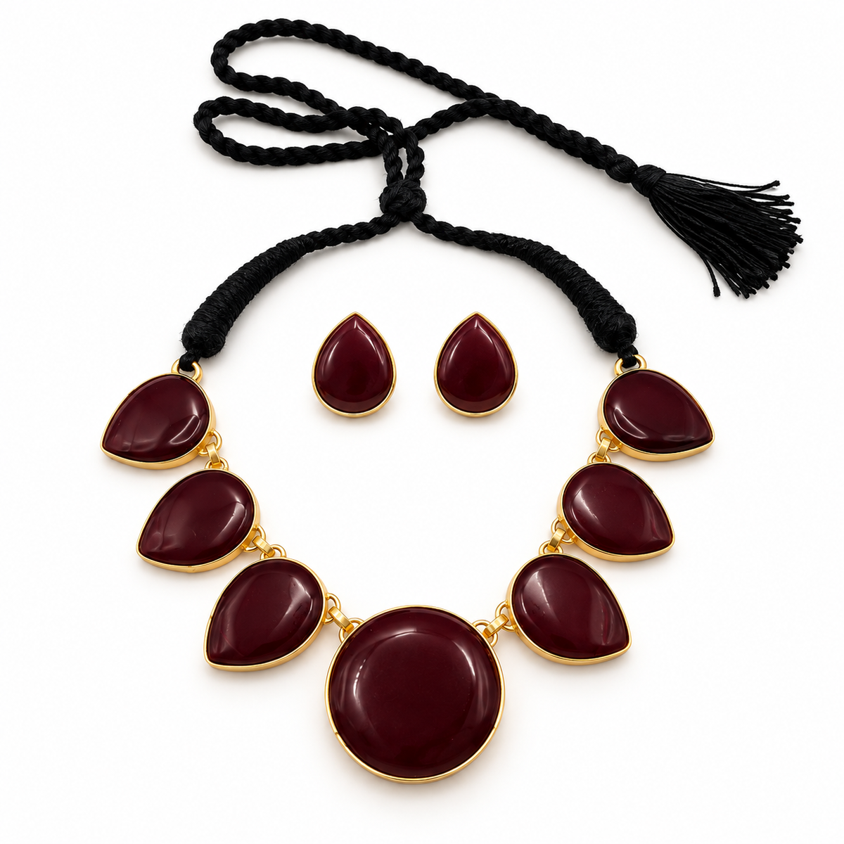 Maroon Cascade Set