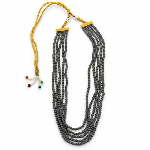 Grey Mist Bead Necklace