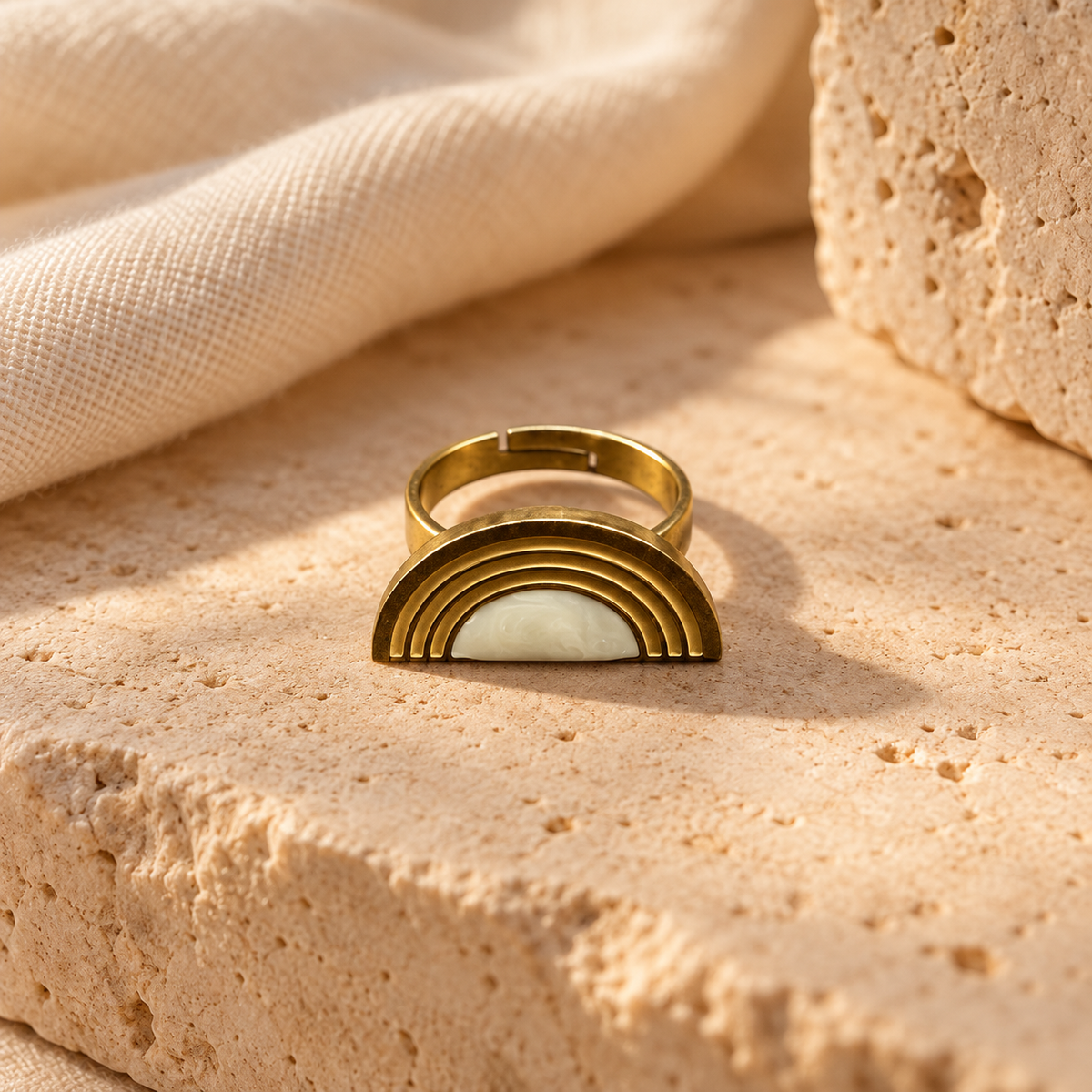 Pearl Arc Ring