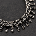 Oxidised Fringe Necklace
