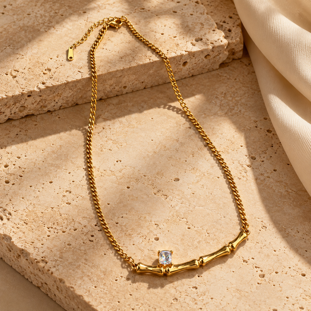 Bamboo Spark Necklace
