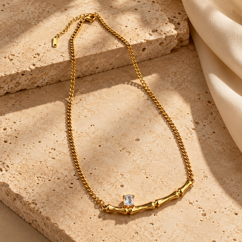 Bamboo Spark Necklace