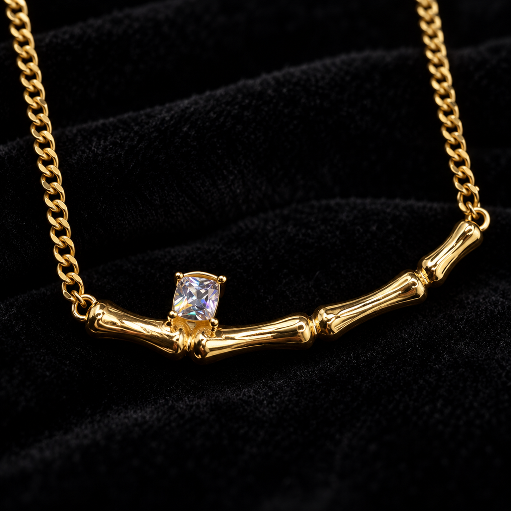 Bamboo Spark Necklace