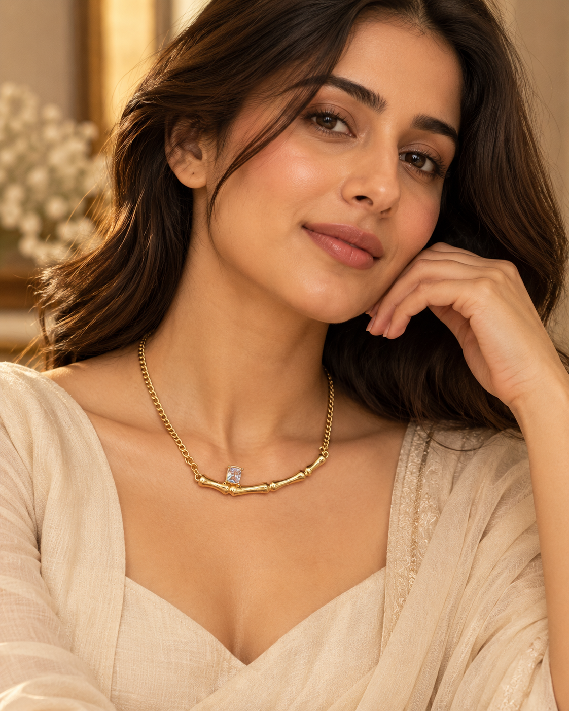 Bamboo Spark Necklace