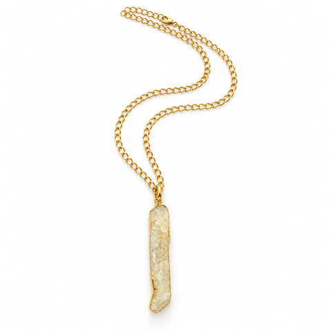 Raw Light Pendant Necklace