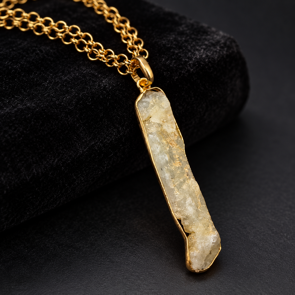 Raw Light Pendant Necklace