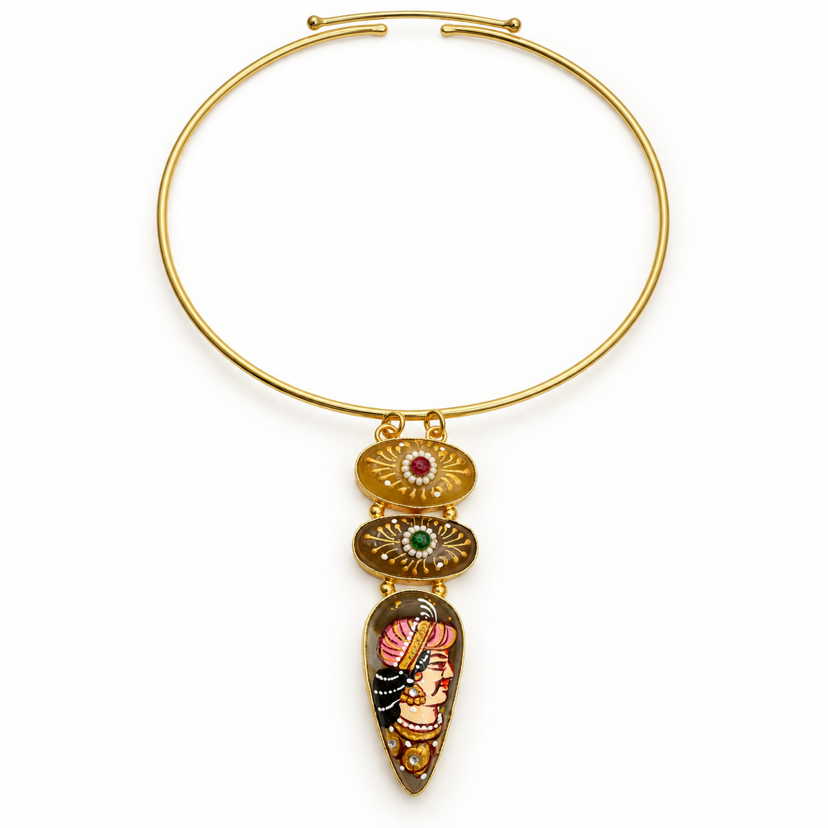 Rangrez Medallion Necklace