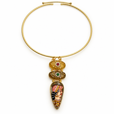 Rangrez Medallion Necklace