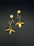 Cocoa Petal Flow Earrings — Indo-Western earrings, Papa Diaries Malta