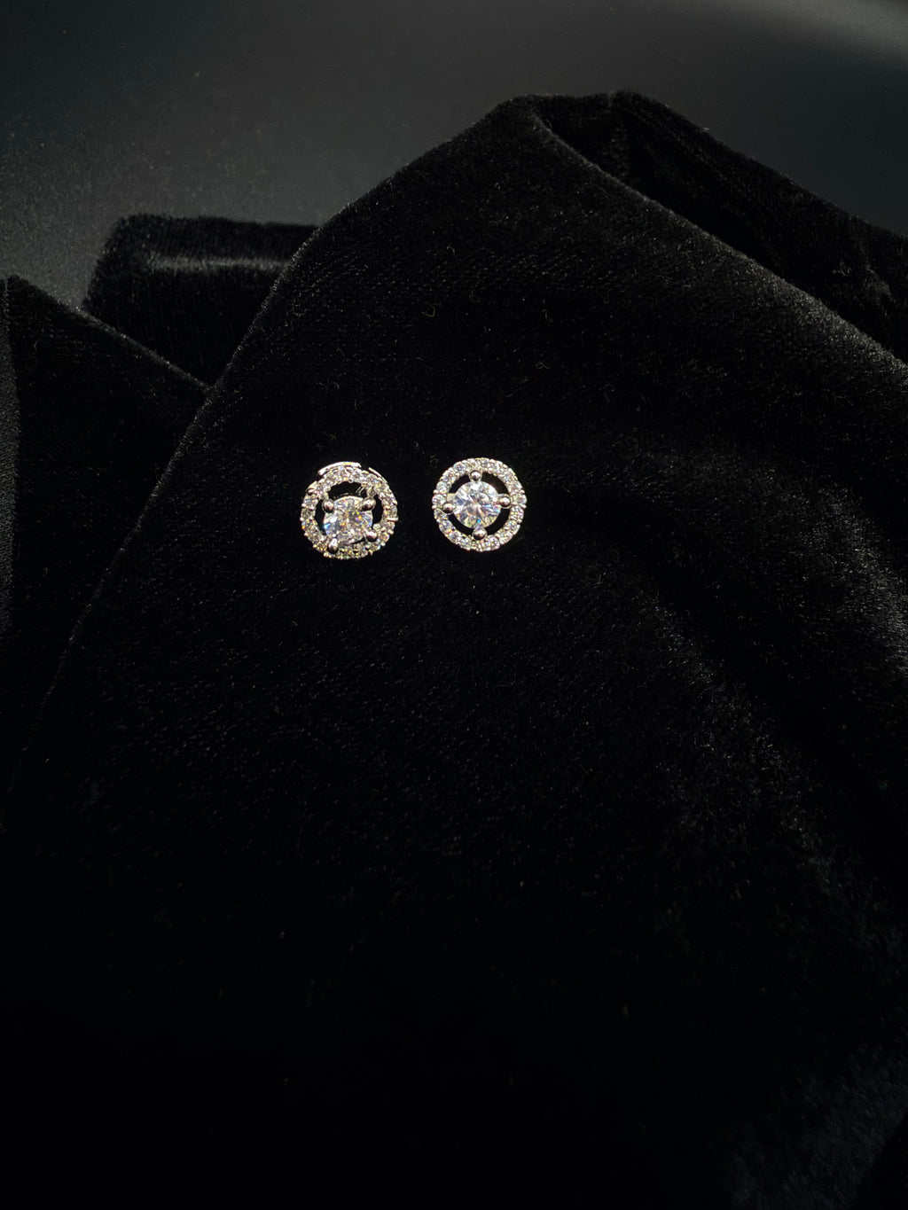 Celeste Halo Studs — Indo-Western earrings, Papa Diaries Malta