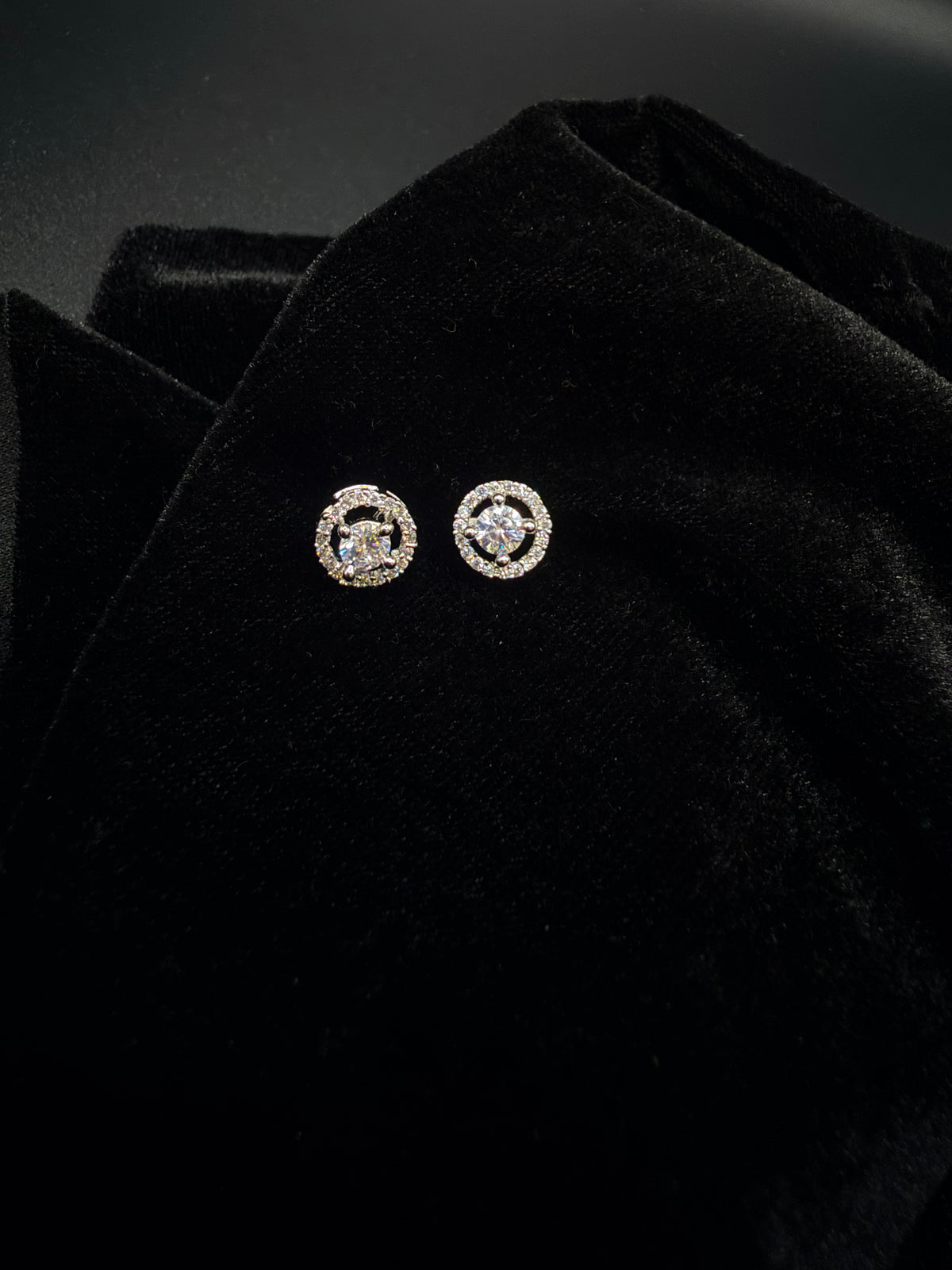 Celeste Halo Studs — Indo-Western earrings, Papa Diaries Malta