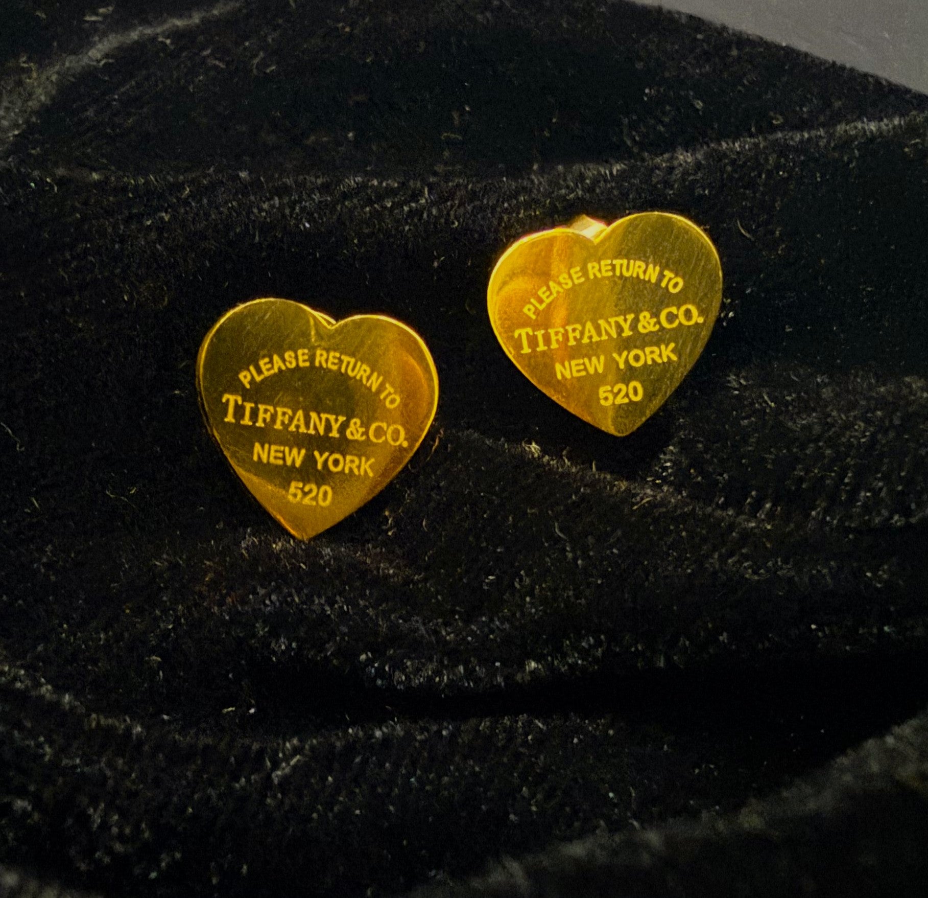 Vintage Heart Studs