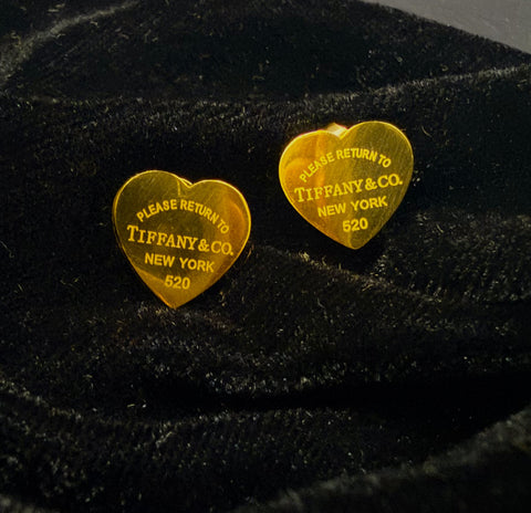 Vintage Heart Studs — Indo-Western earrings, Papa Diaries Malta