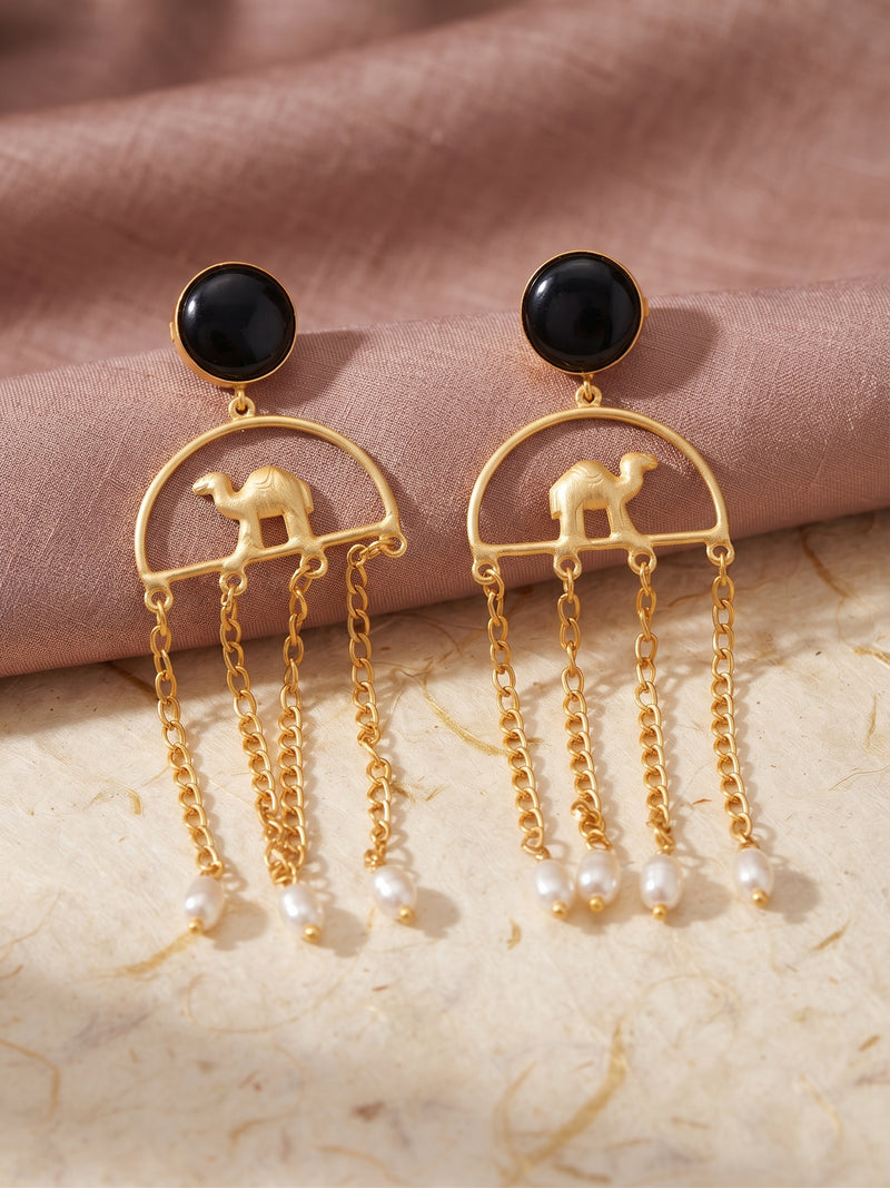 Sahara Caravan Earrings — Indo-Western earrings, Papa Diaries Malta