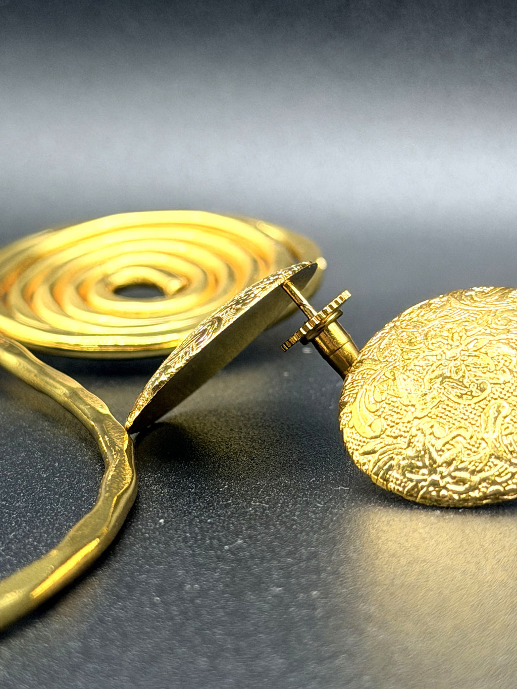Spiral Form Set — Indo-Western jewellery set, Papa Diaries Malta