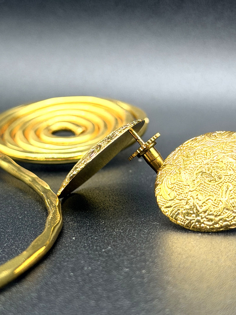 Spiral Form Set — Indo-Western jewellery set, Papa Diaries Malta