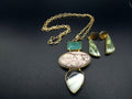 Aqua Mosaic Set — Indo-Western jewellery set, Papa Diaries Malta